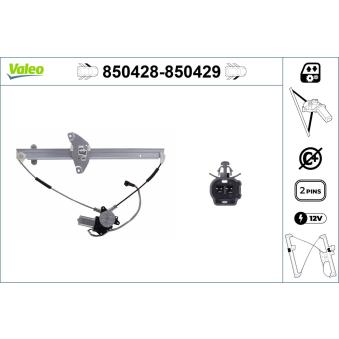 Lève-vitre VALEO [850428]