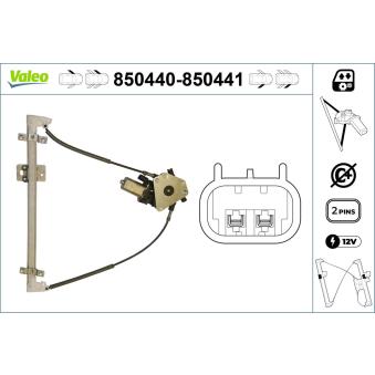 Lève-vitre VALEO OEM 191837401C