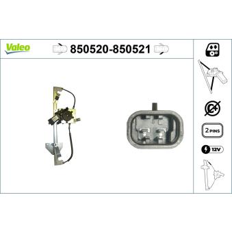 Lève-vitre avant gauche VALEO 850520