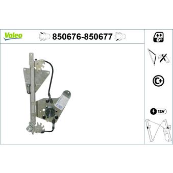 Lève-vitre VALEO OEM 8D0839461