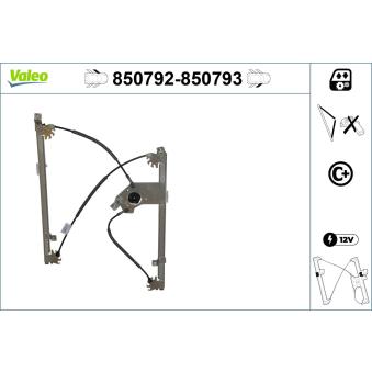 Lève-vitre VALEO OEM 8200843592