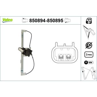 Lève-vitre VALEO [850894]