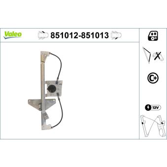 Lève-vitre VALEO [851012]
