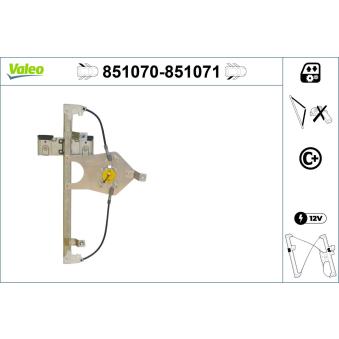 Lève-vitre VALEO 851070
