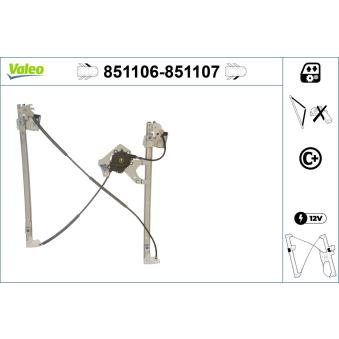 Lève-vitre VALEO OEM 7M0837461A