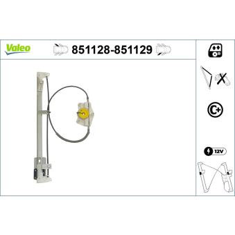 Lève-vitre VALEO [851128]