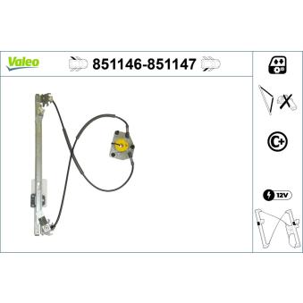 Lève-vitre VALEO OEM 2H7839401C Lève-vitre VALEO OEM 2H7839401C