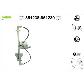 Lève-vitre VALEO [851238]