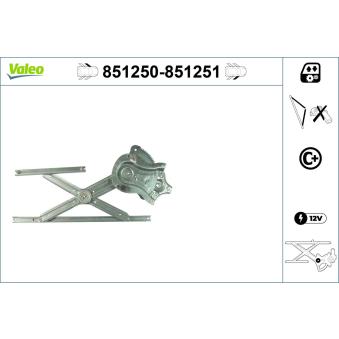 Lève-vitre VALEO [851250]