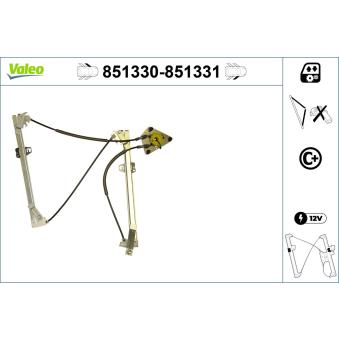 Lève-vitre VALEO OEM 8X4837461A