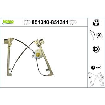 Lève-vitre VALEO [851340]