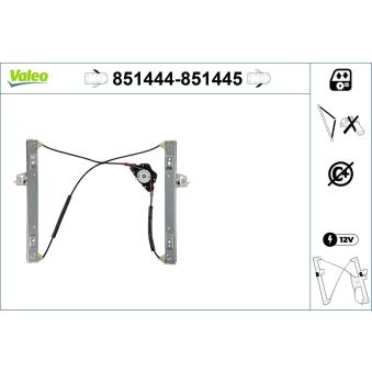 Lève-vitre VALEO [851444]