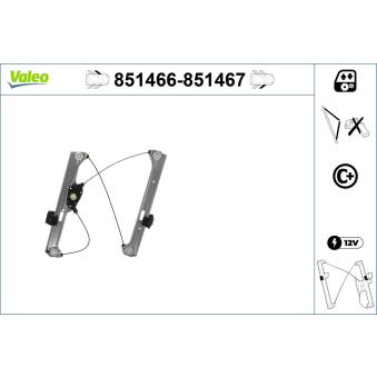 Lève-vitre VALEO OEM 51337184383