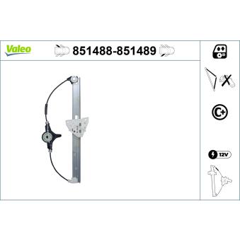 Lève-vitre VALEO [851488]