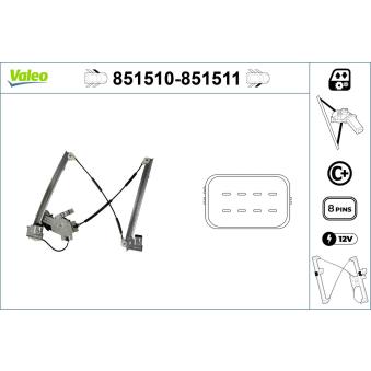 Lève-vitre VALEO OEM 1S71F23201BX