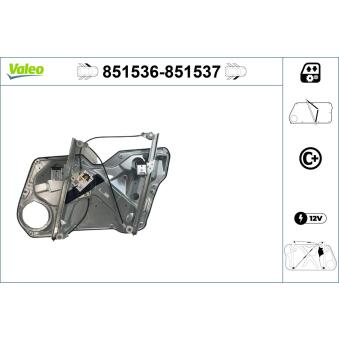 Lève-vitre VALEO OEM 1M0837461A