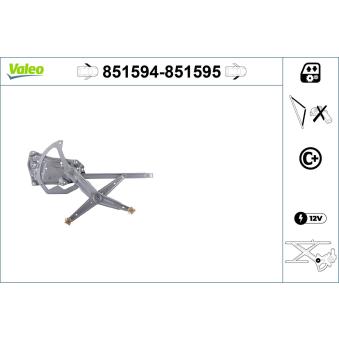 Lève-vitre VALEO OEM 51331977579