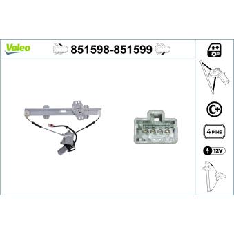 Lève-vitre VALEO OEM 72250S04A01