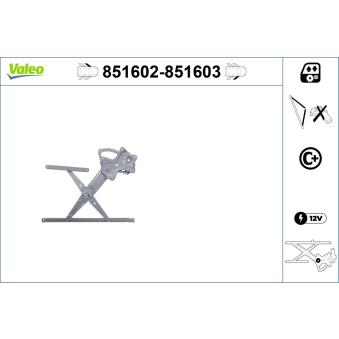 Lève-vitre VALEO [851602]