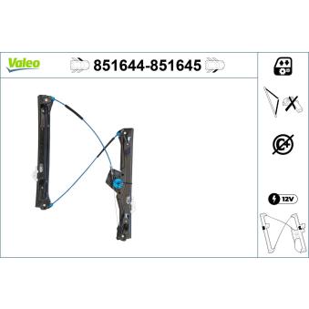 Lève-vitre VALEO OEM 51337281885 Lève-vitre VALEO OEM 51337281885