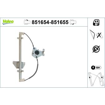 Lève-vitre VALEO OEM 80701EB300