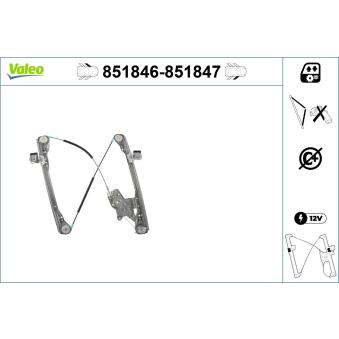 Lève-vitre VALEO OEM 1331614