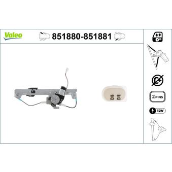 Lève-vitre VALEO OEM 1331606