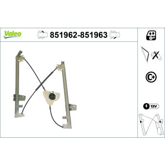 Lève-vitre avant gauche VALEO OEM 80771JD000