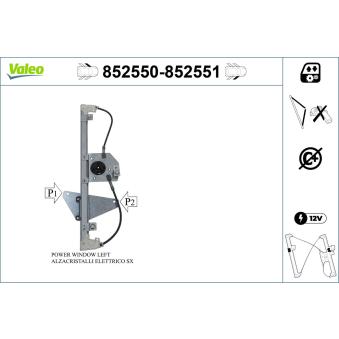Lève-vitre avant gauche VALEO OEM 9221T8