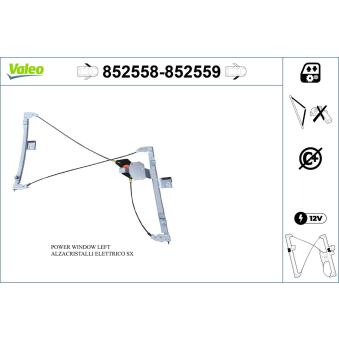Lève-vitre avant gauche VALEO OEM 6N3837461A