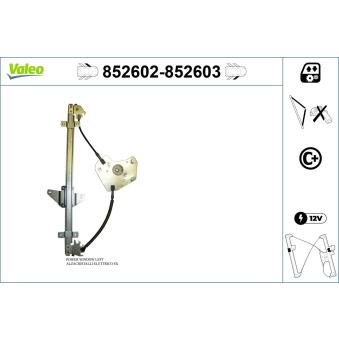 Lève-vitre avant gauche VALEO OEM 807218H300