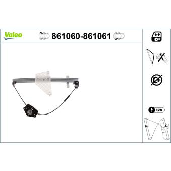Lève-vitre arrière gauche VALEO OEM 55363285AD