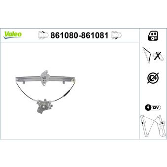 Lève-vitre avant droit VALEO OEM 824032C000