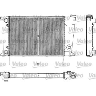 Radiateur, refroidissement du moteur VALEO [883418]