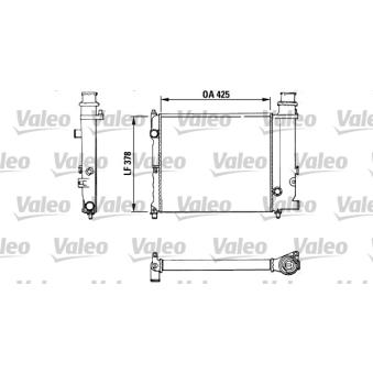 Radiateur, refroidissement du moteur VALEO 883774