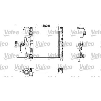 Radiateur, refroidissement du moteur VALEO 883826