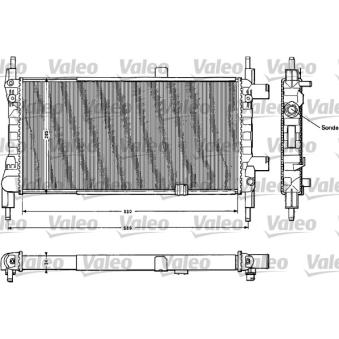 Radiateur, refroidissement du moteur VALEO 883856
