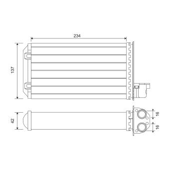 Système de chauffage VALEO OEM 644851 Système de chauffage VALEO OEM 644851
