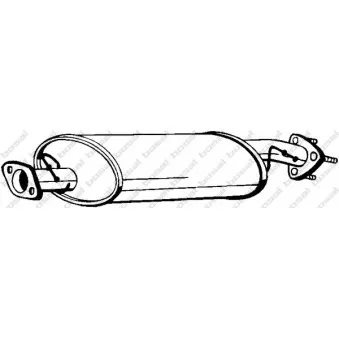 Silencieux central BOSAL 211-083