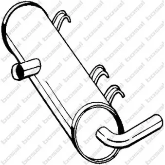 Silencieux central BOSAL 215-709