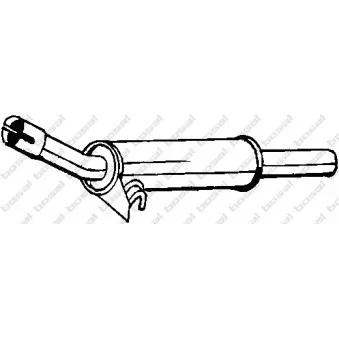 Silencieux central BOSAL OEM SE029115299A