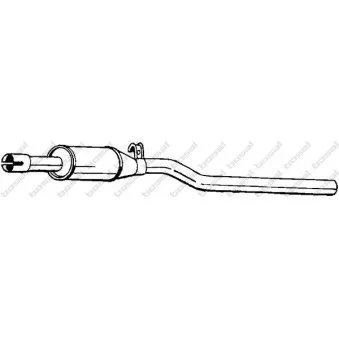Silencieux central BOSAL 233-221