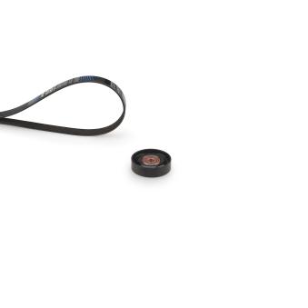 Jeu de courroies trapézoïdales à nervures GATES K014PK850 pour BMW Série 4 1.3 - 86cv