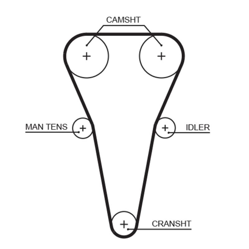 Kit de distribution GATES K015567XS - Visuel 1