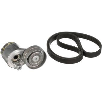 Jeu de courroies trapézoïdales à nervures GATES K015PK1123 pour NISSAN PRIMASTAR 1.9 dCi 100 - 101cv