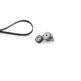 Jeu de courroies trapézoïdales à nervures GATES K015PK493 pour AUDI A1 1.4 TFSI - 185cv