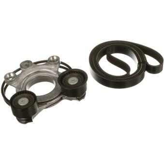 Jeu de courroies trapézoïdales à nervures GATES K016PK1061EST pour LAND ROVER RANGE ROVER EVOQUE 2.0 D150 MHEV 4x4 - 150cv