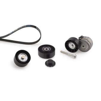 Jeu de courroies trapézoïdales à nervures GATES K016PK1255 pour FIAT STILO 1.9 D Multijet - 120cv