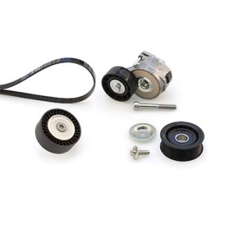 Jeu de courroies trapézoïdales à nervures GATES K016PK1375 pour AUDI QUATTRO 2.0 D Multijet - 163cv