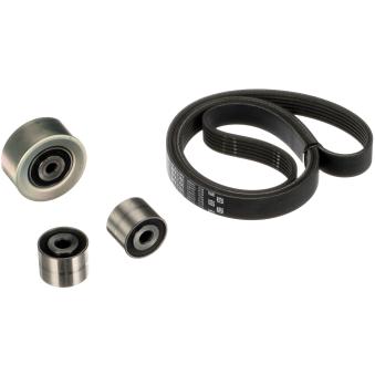 Jeu de courroies trapézoïdales à nervures GATES K016PK1390 pour MERCEDES-BENZ CLASSE E 1.9 D - 70cv